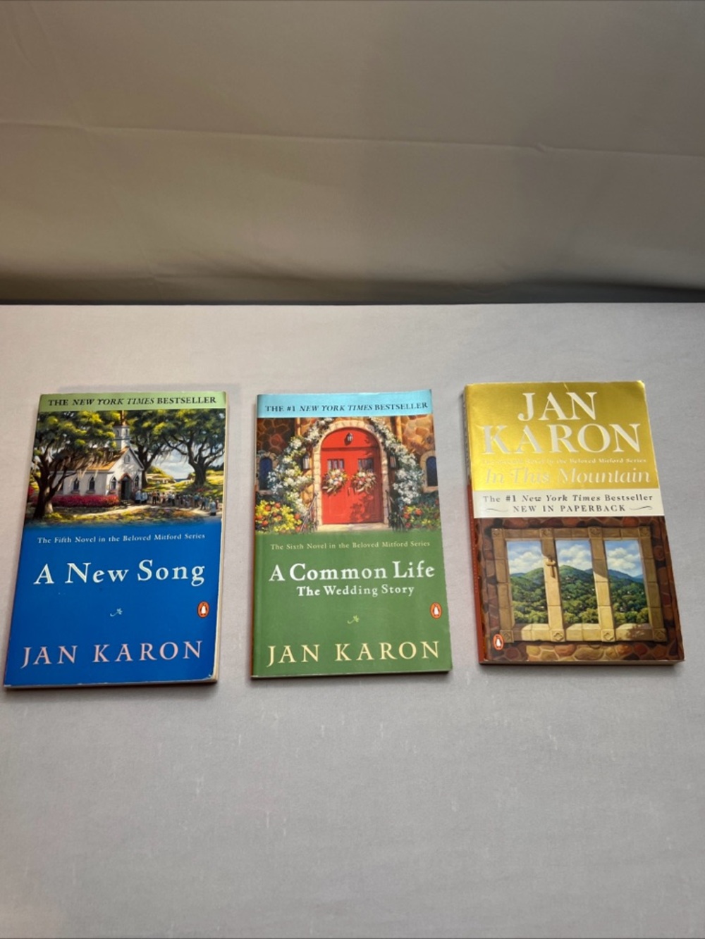 Jan Karon Books - Lot of 3 Volumes 5-7 Mitford Series Paperback Novels